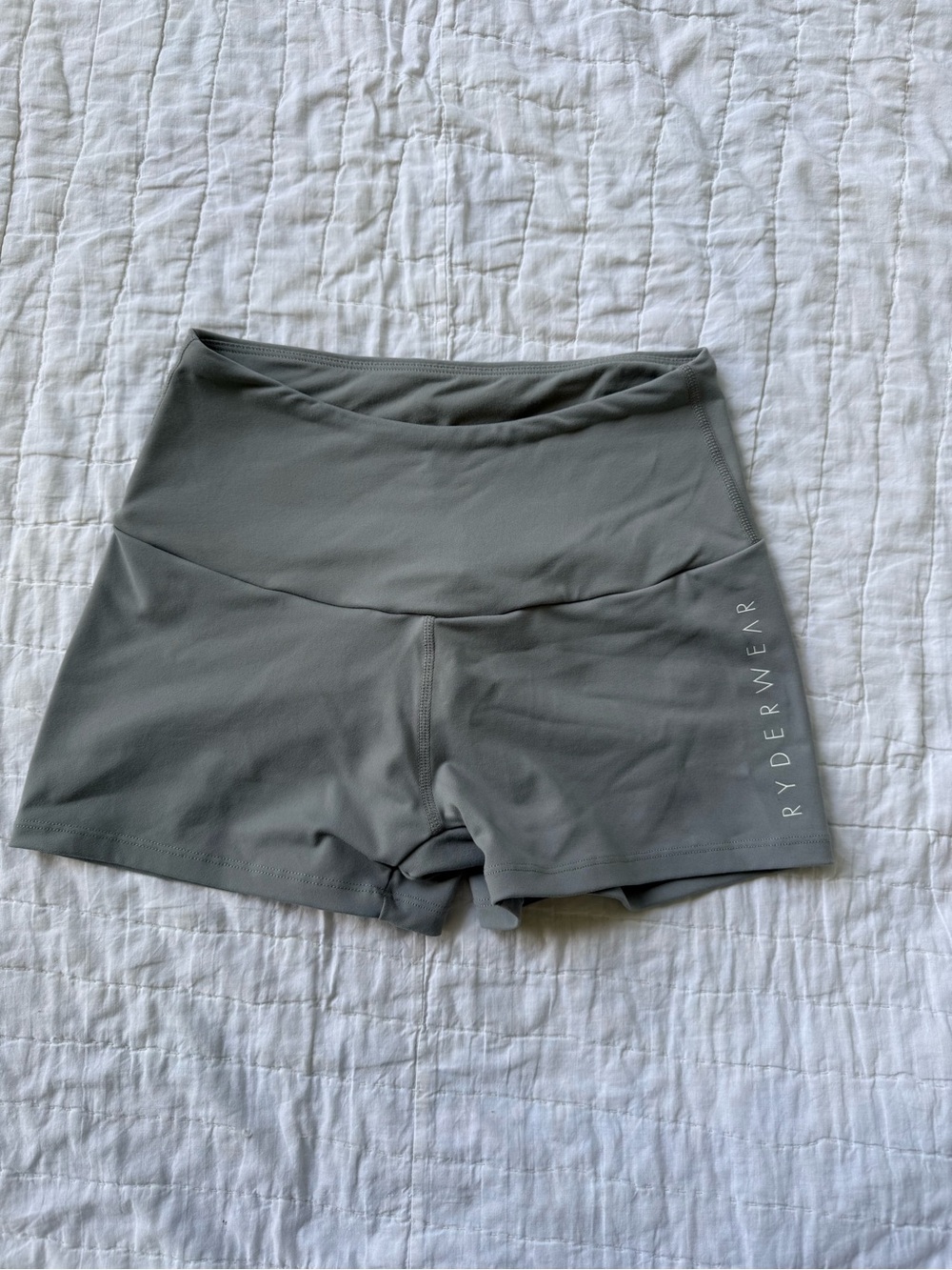 Ryderwear Gray Scrunch Booty Active Shorts - Picture 2 of 5